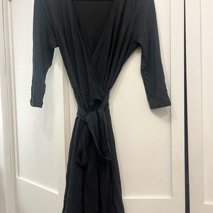 Banana Republic Black Wrap Dress, 3/4” sleeves NWOT